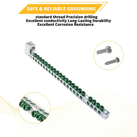 Ground Bar Kit For Eaton Electrical Panel GBK2120 Fits BR And CH Series Load Centers 1 Pack with screws for secure grounding
