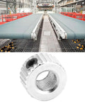 Lockin Shaft Collar Kit 10 Pcs 5.1mm Electroplate Ferronickel Ring for Stable Shaft Positioning shown with patterned surface.
