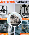 Applications of Geared Nema 17 Stepper Motor with Integrated Planetary Gearbox in 3D printers, CNC, robots, automation machines