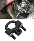 Three Eighth Inch Inner Tie Rod Removal Tool With Low Profile Carbon Steel Build For Steering Rack Service Pro Grade Grip And Serrated Bite For Easy Installation And Removal used on steering rack