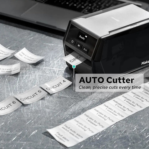Rugged Industrial Label Printer With 2 Inch Print Head, Plug And Play Phone And Pc Sync, Beefy 2600 Mah Battery, Straight Up Job Site Workhorse For Cables, Assets, Electrical And Warehouse Markings printing labels with auto cutter