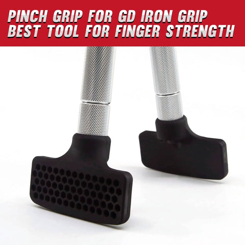 Pinch Grip Accessory For Iron Grip EXT 80 Or EXT 90 Hand Gripper Pair Beefs Up Finger Strength And Climbing Power