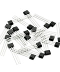 Top Tier Hall Effect Sensor Magnetic Detector Pack Of Twenty For Arduino Projects Offering Four Point Five To Twenty Four Volt Operation And Reverse Polarity Shield Delivers A Kickass Setup For Street Rod Wiring And Smooth Electronic Switching Control, showing a collection of sensors with metal pins.