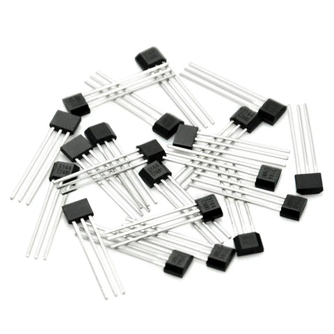 Top Tier Hall Effect Sensor Magnetic Detector Pack Of Twenty For Arduino Projects Offering Four Point Five To Twenty Four Volt Operation And Reverse Polarity Shield Delivers A Kickass Setup For Street Rod Wiring And Smooth Electronic Switching Control, showing a collection of sensors with metal pins.