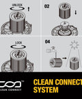 Installation steps for DXVC6914 HEPA Cartridge Filter For 6 To 16 Gallon Wet And Dry Shop Vac Replacement Universal Fit