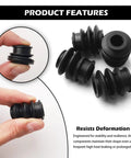 4PCS Brake Caliper Pin Bushing Kit Rubber Caliper Slide Pins Boots For Sealing Durable Caliper Pin Boots Car Accessories