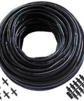 Drip Irrigation Tubing With Built In Emitters One Quarter Inch 100 Ft Roll Six Inch Emitter Spacing Fittings Included