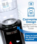 Three Gallon Alkaline Water Jug Filter For Top Load Dispensers Delish Hydration on top-load cooler, convenient design