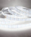 16.4Ft Triple Row LED Strip Lights Daylight White 6000K DC12V 1800 LEDs Dimmable Flexible Outdoor IP67