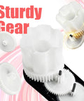 W3 BC 12V 16000RPM Mini DC Motor Gearbox, gears highlighted for kids ride-on cars repair