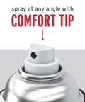 Kick Rust To The Curb Tough As Nails Oil Based Primer Spray Flat Brown comfort tip for easy spraying from any angle.