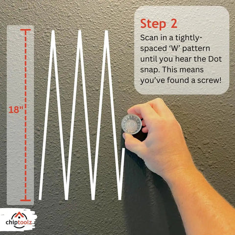 No Sweat Loose Magnet Stud Scanner Locating Solid Wood Framing And Steel Fasteners Inside Drywall Or Aged Plaster Walls With Deep One Inch Reach And Completely Zero Guesswork