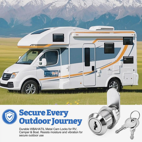 No Worries Cam Locks Keyed Alike Three Pack Rustproof Zinc Barrel Locks Include Backup Keys And Four Beefy Latches For Rv Compartments Mailboxes Drawers Toolboxes Solid Home Security Fast Install Pro Level Gear