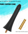Mazda Miata MX 5 3 Inch Rubber Shorty Antenna Replacement Fits RF ND NC 2006 2024 OEM NF47 66 A30A with copper core