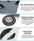 Inflatable Wing Foil Surfboard Kit With Pump Portable Hydrofoil Board For Surfing Lightweight And Easy To Pack Without Foil Grab