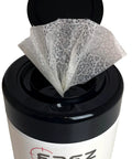 Open container of Heavy Duty Gun Cleaning Wipes Pack 120 Wipes 5x7 Inch CLP Gun Cleaner Lubricant Clean Lubricate Protect