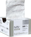 Embossed Pre-Cut Hair Foil Sheets In Pop-Up Dispenser, 5W X 10.75L, 500-Count, Pro-Grade Aluminum Foil For Color Application And Highlights
