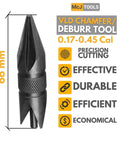 Get Your Hands On This Awesome McJ Tools Reload Chamfer Deburr Tool For Vld Cases, 0.17-0.45 Cal, precision cutting, durable design.