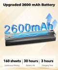 Portable Thermal Printer D80 Wireless For Travel And On The Go Inkless Printer That Really Works With iOS Android And Laptop