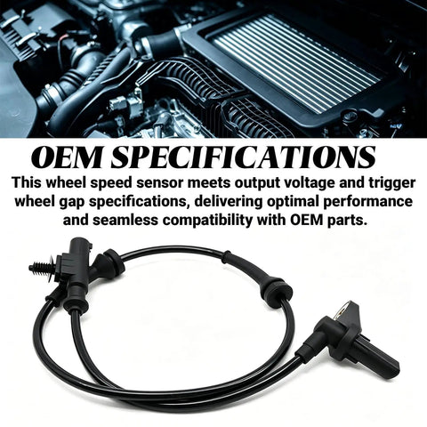 Left Rear ABS Wheel Speed Sensor For Heyue Models Direct Fit Sensing Cable Left Rear Brake Sensor Replacement Anti Lock Braking System High Quality Automotive Sensor 3630050U2010 black cable sensor with connector