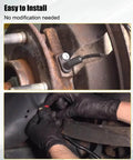 Installation view of Ram Front ABS Wheel Speed Sensor Replacement Kit for 2014-2018 2500 3500 Left and Right 2pcs.