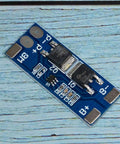 No Fuss 2 Pack 2S BMS For 18650 Lithium Cells 7 4V Balanced Charging Guard circuit board, showcasing components and labels.
