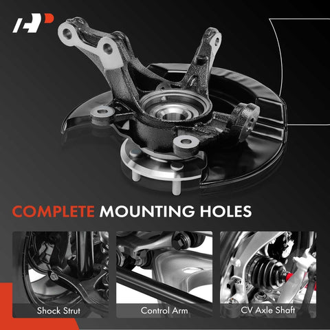 Front Right Steering Knuckle And Wheel Bearing Hub Assembly For Honda CR-V 2007 2008 2009 2.4L Passenger Side Replacement Part