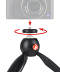 PIXI Mini Tripod With Handgrip For Compact System Cameras, DSLRs And Mirrorless, Video Grip Stabilizer 1/4 inch screw