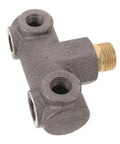 Beefy Heavy Duty Cast Iron Air Compressor Cross Adapter With Four Way Design And Precision Machined Inner Threads