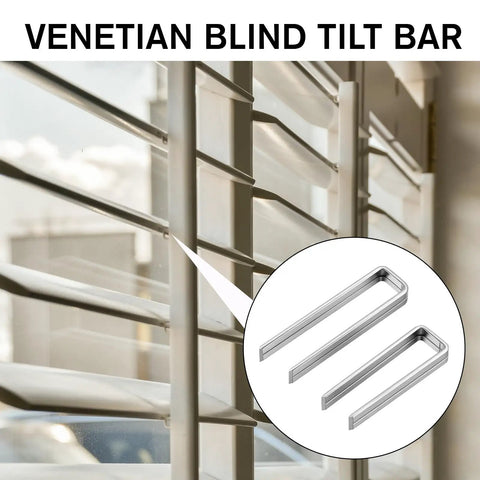 GameChanger Plantation Shutter Repair Kit Features 125 Piece Heavy Duty Louver Staple Set With Spring Loaded Pins And Washers For Super Easy DIY Fixes Anywhere In The House Or Garage - metal Venetian blind tilt bar.