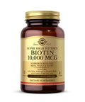 Biotin 10000 MCG Vegetarian Capsules For Energy Metabolism And Healthy Skin Nails Hair Super High Potency Non GMO Vegan Gluten Free