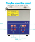 Heavy Duty Digital Ultrasonic Cleaner Built Tough With Stainless Steel Tank Smart Heat Control And Precision Timer operation panel with controls