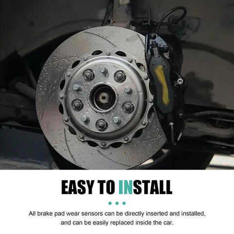 Brake rotor and caliper assembly on a vehicle, silver disc with black caliper
