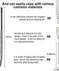 Top Tier Two Pack Tungsten Carbide Scribe Pens With A Freaking Strong Magnet And Steel Rule Including Ten Spare Tips For Quick Layouts And No Drama Metal Marking On Job Sites Everywhere, showcasing 5 inch grip and carbide tip details.