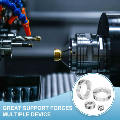 50mm Bore Single Split Shaft Collar 304 Stainless Steel Clamping For Industrial Automation And Conveyor Belt Systems on CNC shaft