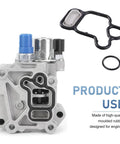 2 Pack Head Cylinder Solenoid Valve Gasket Kit with Seal O Ring and Filter Screen for Honda ILX TSX Accord Civic