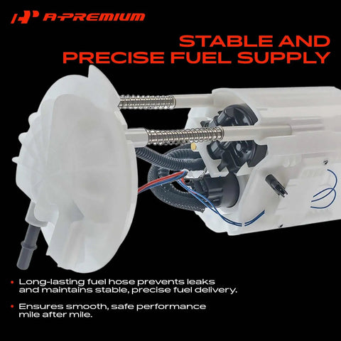 Heavy Duty Electric Fuel Pump Module Assembly For Chrysler Aspen And Dodge Durango 2008 To 2009 V6 V8 Models, showing detailed fuel hose and wiring.