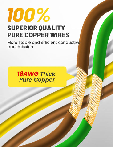 100% copper wires in 4 Pin 5 Wire Trailer Wiring Harness Kit Easy Install 30 Ft 18AWG with nylon net tube protection for trailers