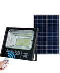 Solar Led Outdoor Garden Flood Light, Ip67 Waterproof, Solar Flood Light with remote, 100W energy-efficient design.
