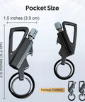 Infinity Lighter 3 In 1 Permanent Match With Multitool Keychain Bottle Opener Reusable Survival Lighter, pocket size shown