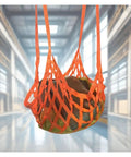 Tough Tear Resistant Nylon Cargo Sling With Heavy Duty Polyester Cargo Net Hoist holding equipment, 1x1m mesh, 10cm openings