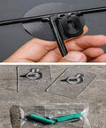 Heavy Duty Retro Wrought Iron Wall Coat Hook With Nordic Vibes Multi Key Holder installation kit, including mounts and screws.