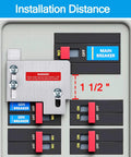 Generator Interlock Kit For Cutler Hammer CH Series Panels, 150 Amp Or 200 Amp Main Breaker, 1.5 Inch Spacing, installed