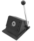 Heavy Duty Pro Round Hole Punch Die Cutter 48.5mm For Badge Making with lever, ideal for paper and thin leather.