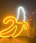 Banana Neon Sign LED Light 11.4 x 7.9 Inches USB or Battery Powered Wall Decor Night Lamp for Christmas Birthday Parties