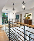 Modern Black Pendant Light Fixture For Kitchen Island And Dining Area With Crystal Shade Industrial Glam Hanging Chandelier