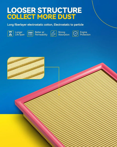 Engine Air Filter Replacement For Subaru Ascent Forester Crosstrek Impreza Legacy Outback WRX From 2017 To 2022 with looser structure