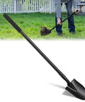 Heavy Duty 43.7 Inch Garden Shovel With Metal Handle For Digging And Trenching A Versatile Tool For Gardening Camping And Yard Work