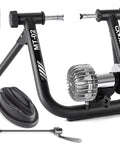 Smart Fluid Bike Trainer For 26-29 Inch Wheels And 700c, Ultra Quiet Indoor Cycling Stand with realistic road feel.