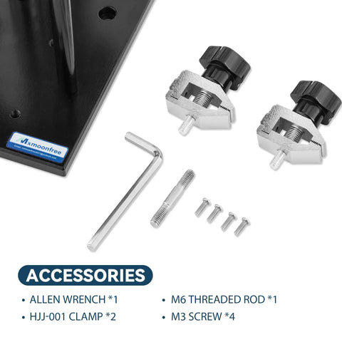 Beefy 500N Force Gauge With Wheel Operated Test Stand And 150mm Stroke Built For Quick Accurate Push Pull And Tensile Tests Rugged Pro Grade System With Clear Readout And Ready For Lab Or Shop Use HLB accessories with clamps, rod, screws, and wrench